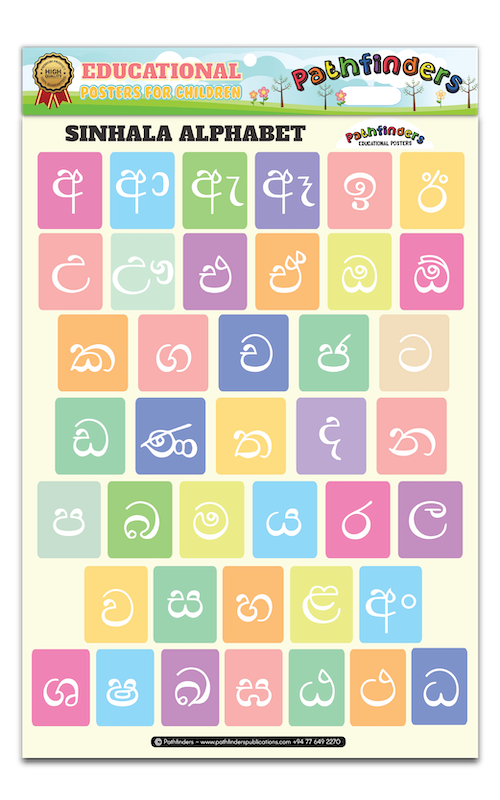 sinhala-alphabet-poster